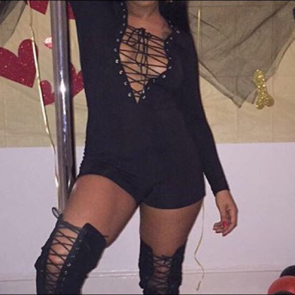 Long sleeve romper